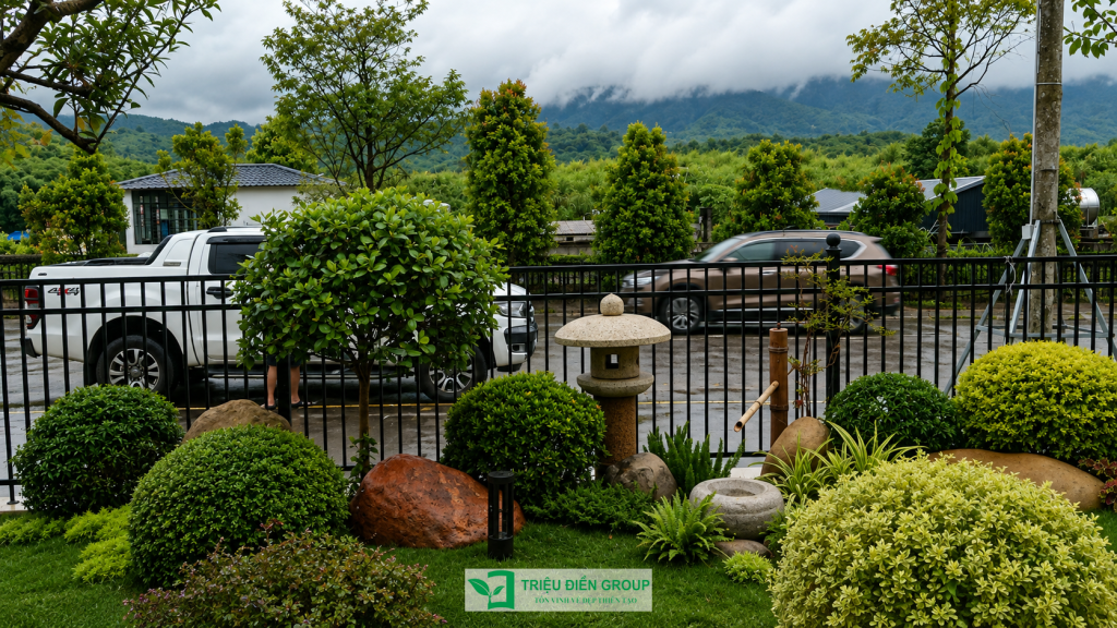 Thiết kế tiểu cảnh nước sân vườn biệt thự: 10 nguyên tắc quan trọng 9 Thiết kế thi công sân vườn trọn gói tại hà nội