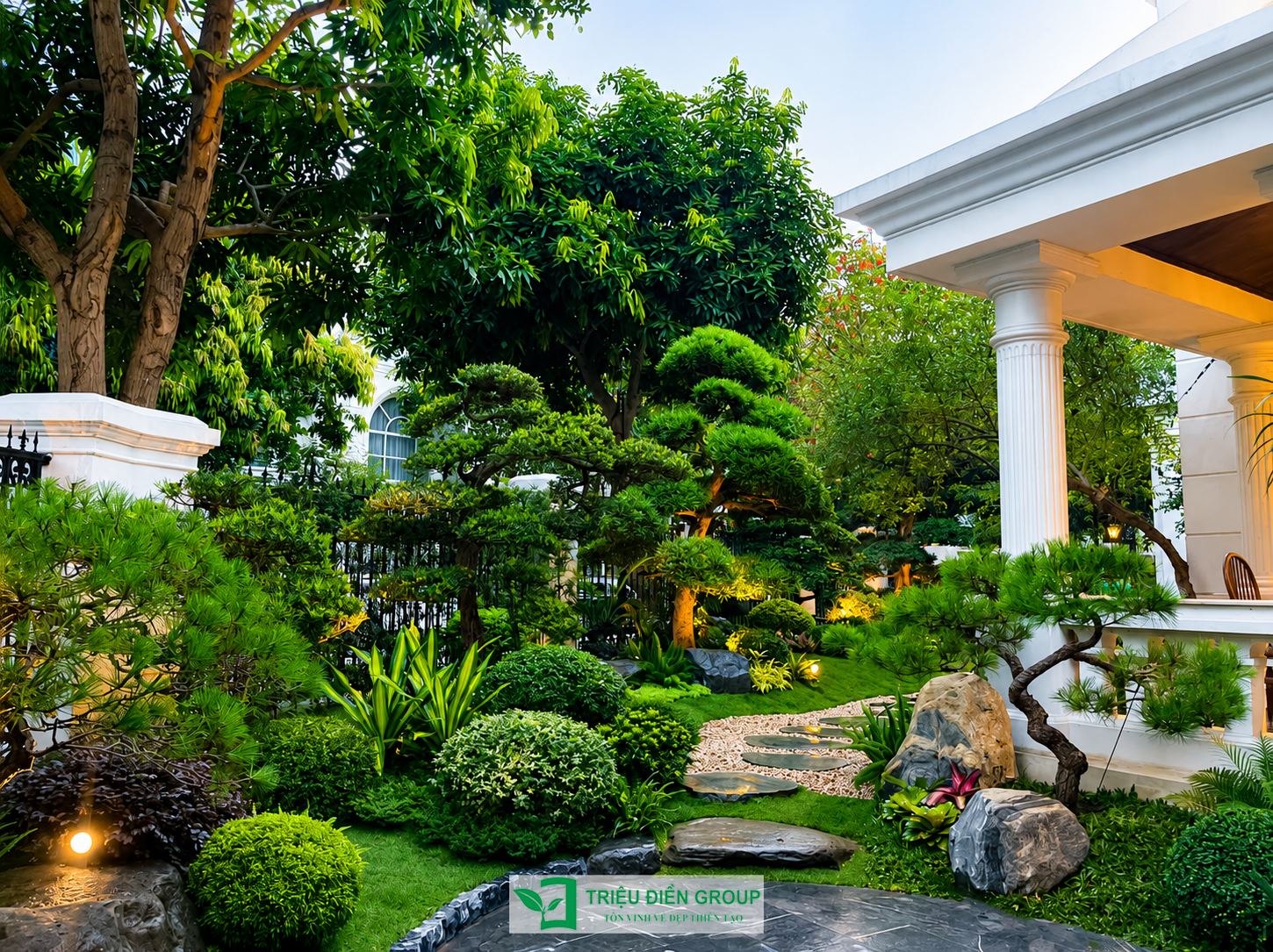 Thiết kế cảnh quan sân vườn biệt thự tại Nguyệt Quế – Vinhomes Riverside 7 Thiết kế cảnh quan sân vườn biệt thự tại Nguyệt Quế – Vinhomes Riverside