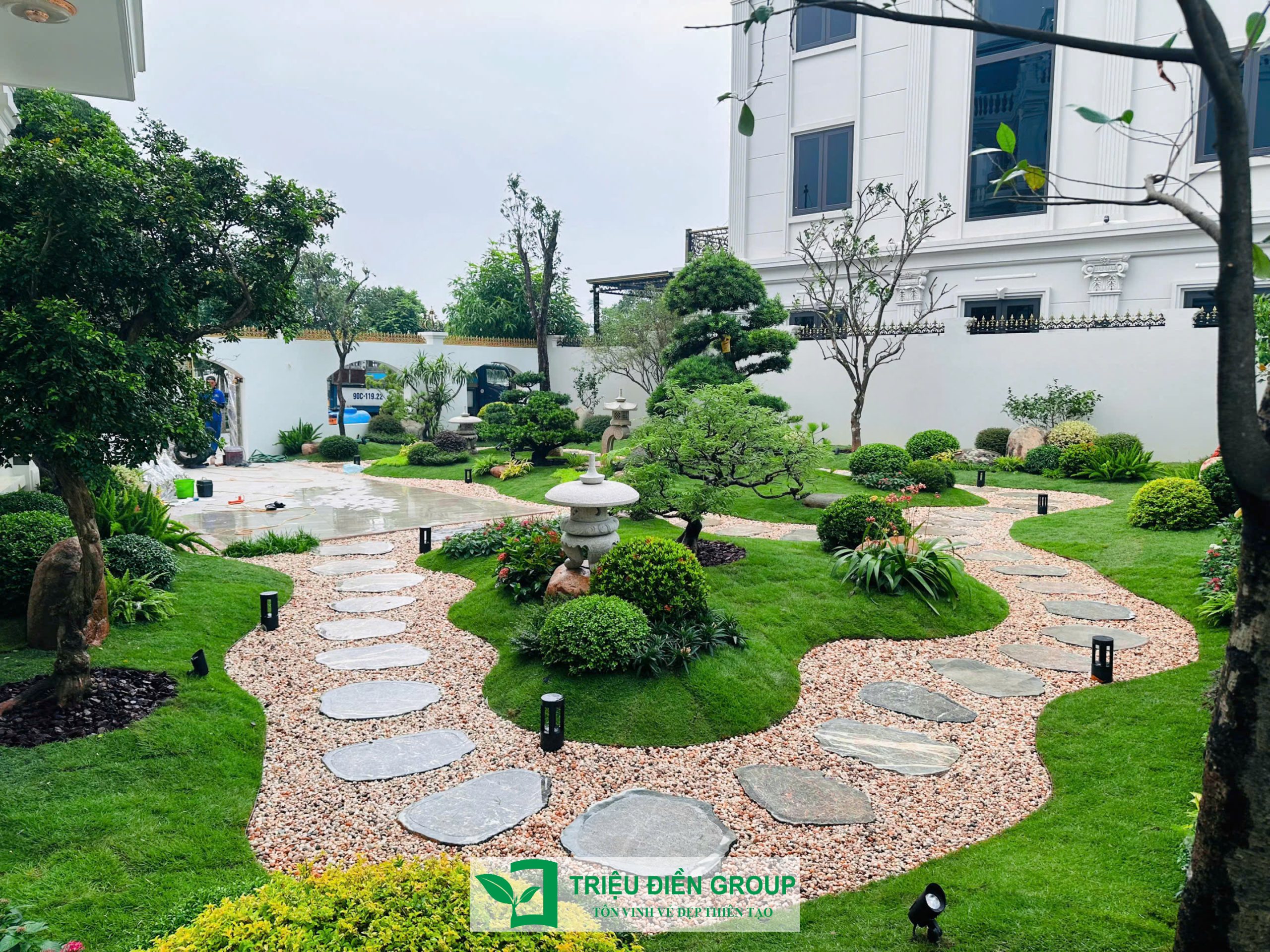 Cảnh quan sân vườn biệt thự tại Ninh Bình – Khi cảnh quan trở thành giá trị của không gian sống 6 Cảnh quan sân vườn biệt thự tại Ninh Bình – Khi cảnh quan trở thành giá trị của không gian sống