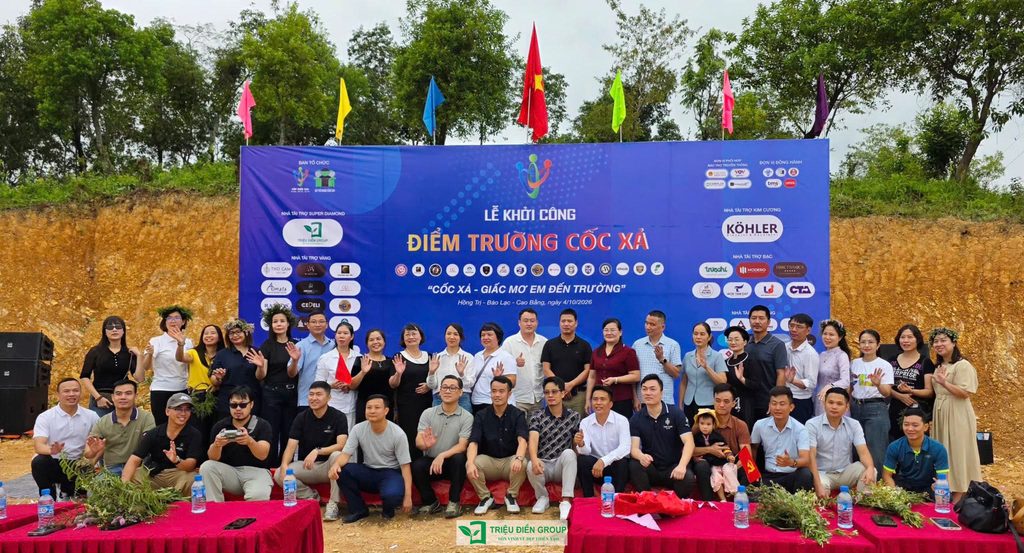 Lễ khởi công Điểm trường Cốc Xả – Dấu mốc ý nghĩa trong hành trình thiện nguyện của Triệu Điền 2 Thiết kế thi công sân vườn trọn gói tại hà nội