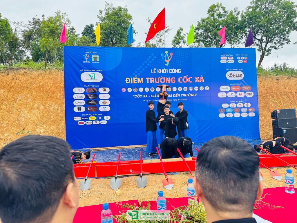 Lễ khởi công Điểm trường Cốc Xả – Dấu mốc ý nghĩa trong hành trình thiện nguyện của Triệu Điền 11 Thiết kế thi công sân vườn trọn gói tại hà nội