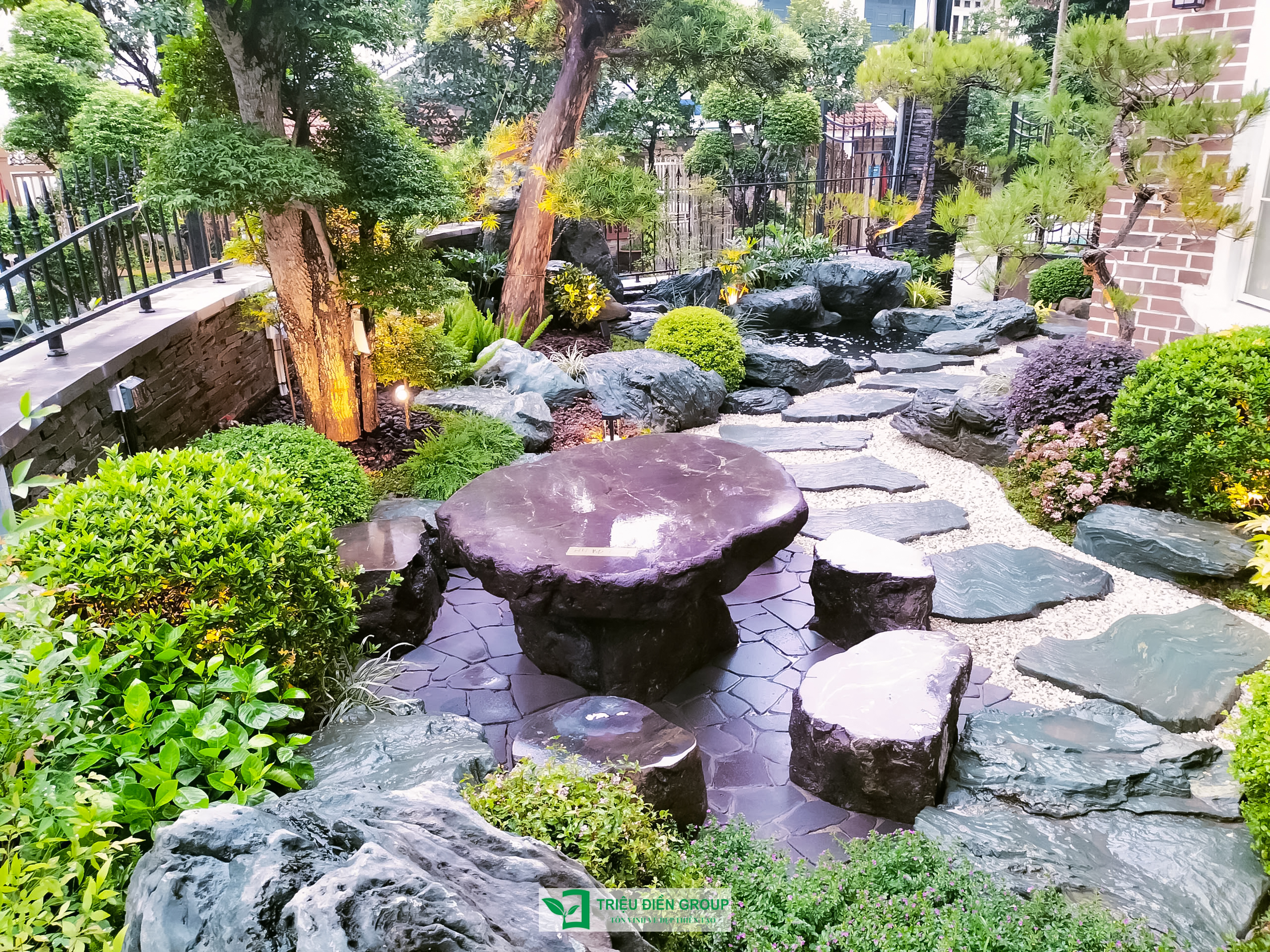 Thiết kế và thi công sân vườn biệt thự tại Bắc Ninh – Dấu ấn cảnh quan từ Triệu Điền Group 8 Image 8