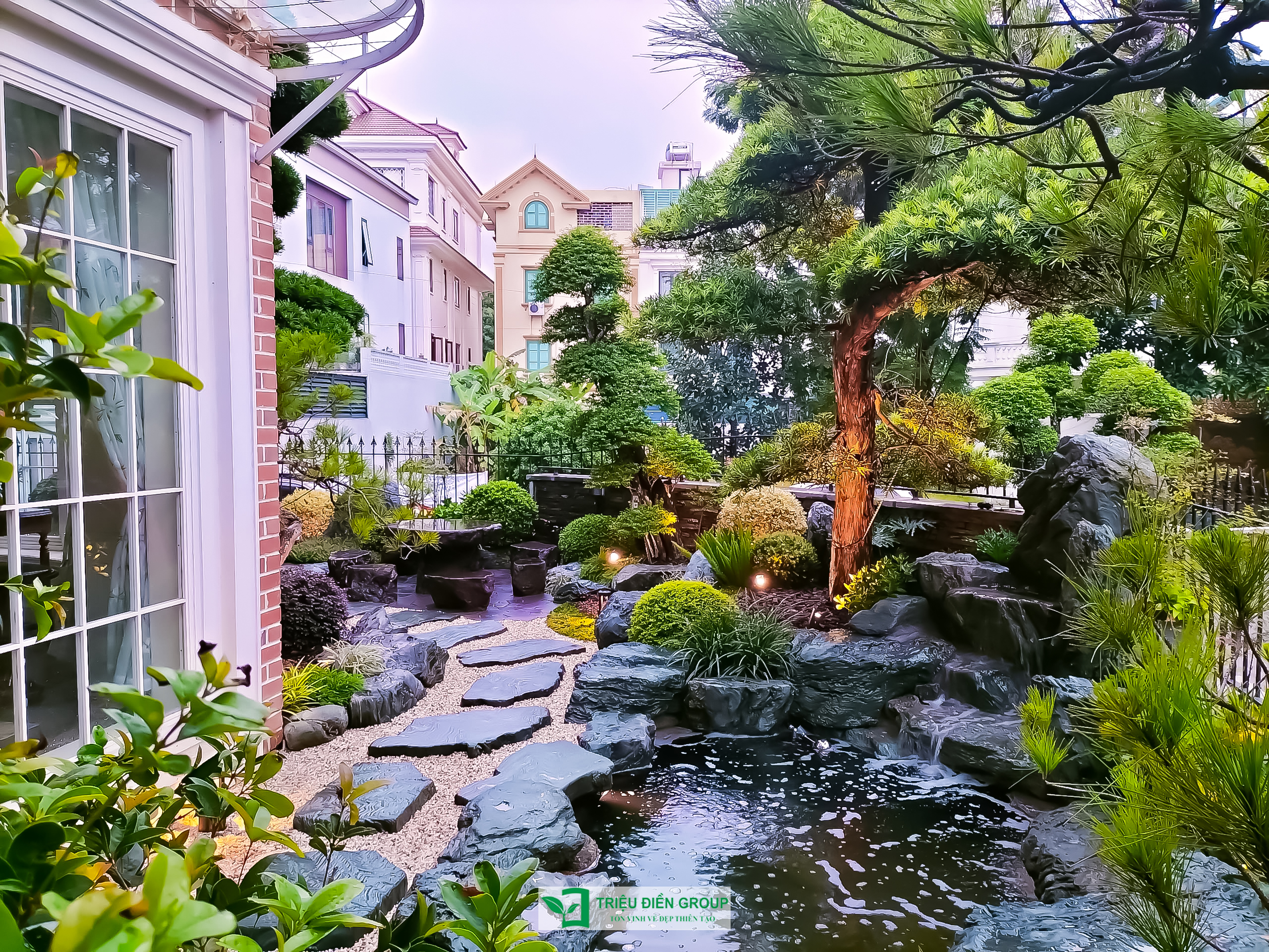 Thiết kế và thi công sân vườn biệt thự tại Bắc Ninh – Dấu ấn cảnh quan từ Triệu Điền Group 3 Image 3